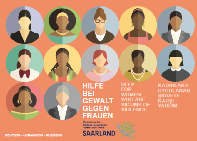 Hilfe bei Gewalt gegen Frauen
Deutsch -Ukrainisch - Russisch